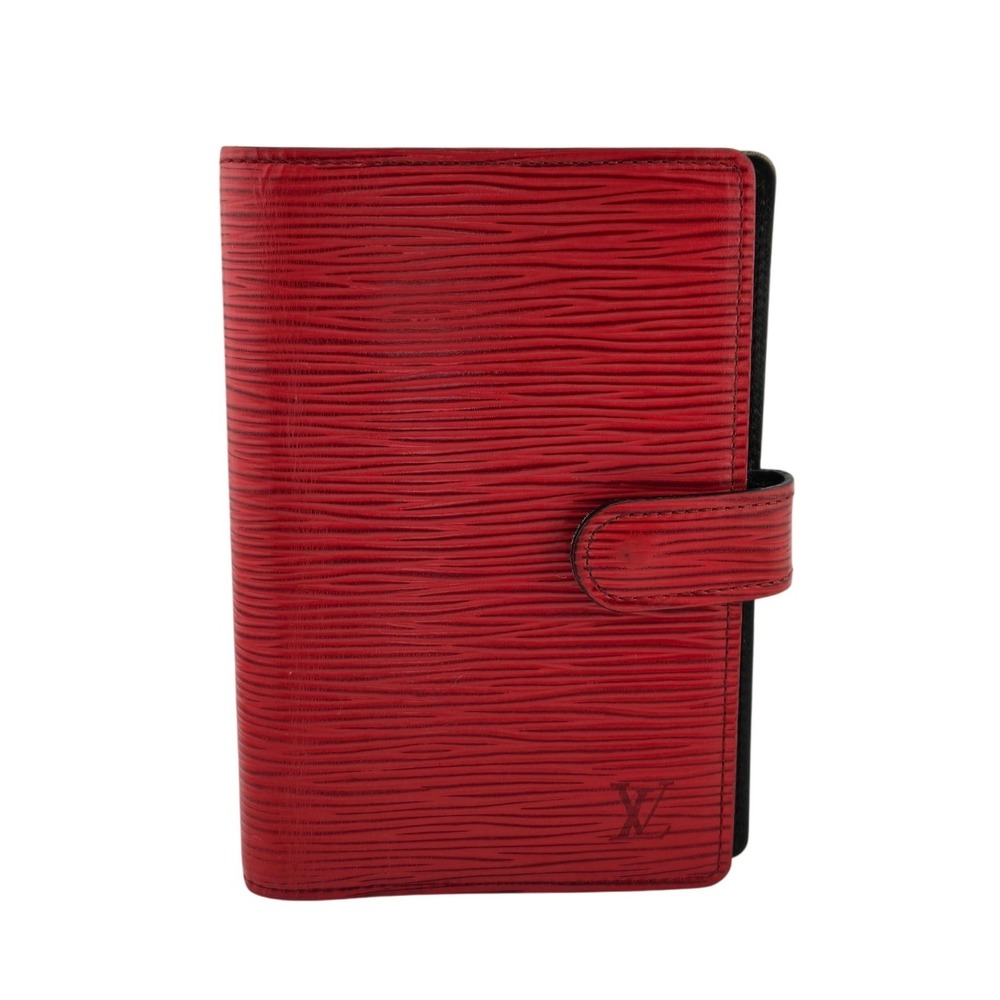 Louis Vuitton Agenda PM Red Epi Leather Small Ring Cover Planner CA0994
